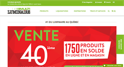 Desktop Screenshot of multiluminaire.ca